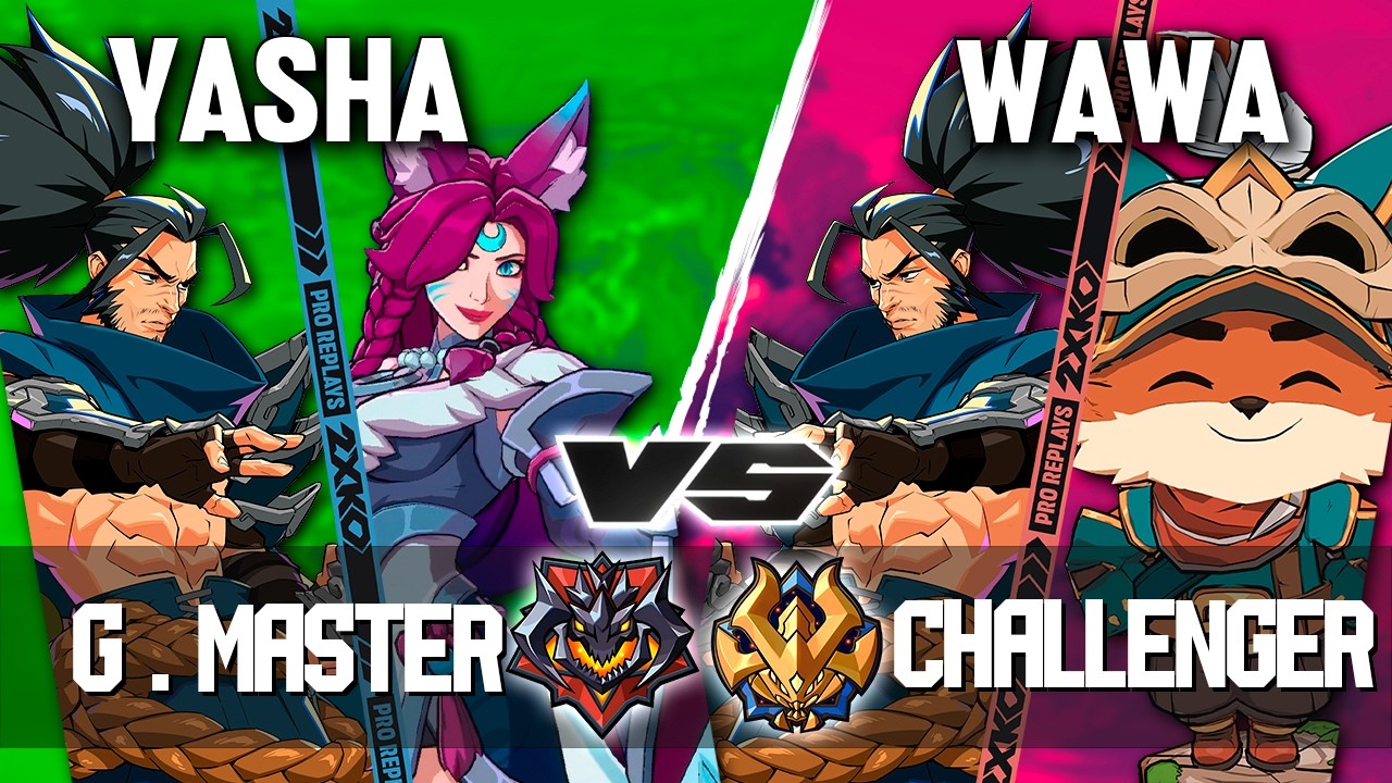 2XKO ▰ YASHA (Ahri-Yasuo) vs Wawa (Yasuo-Teemo) ▰ 2XKO Pro level replays