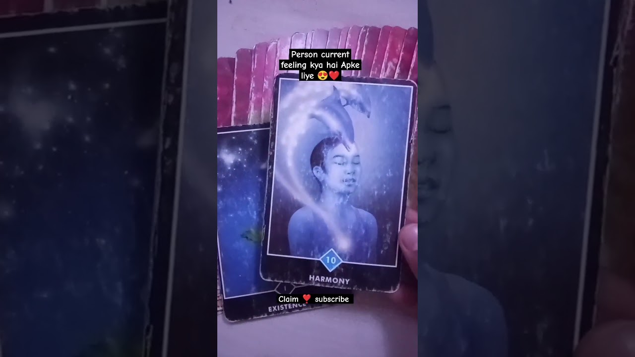 Person current feeling kya hai Apke liye 😍❤️ #tarothindi #divinetarot #fortunetelling