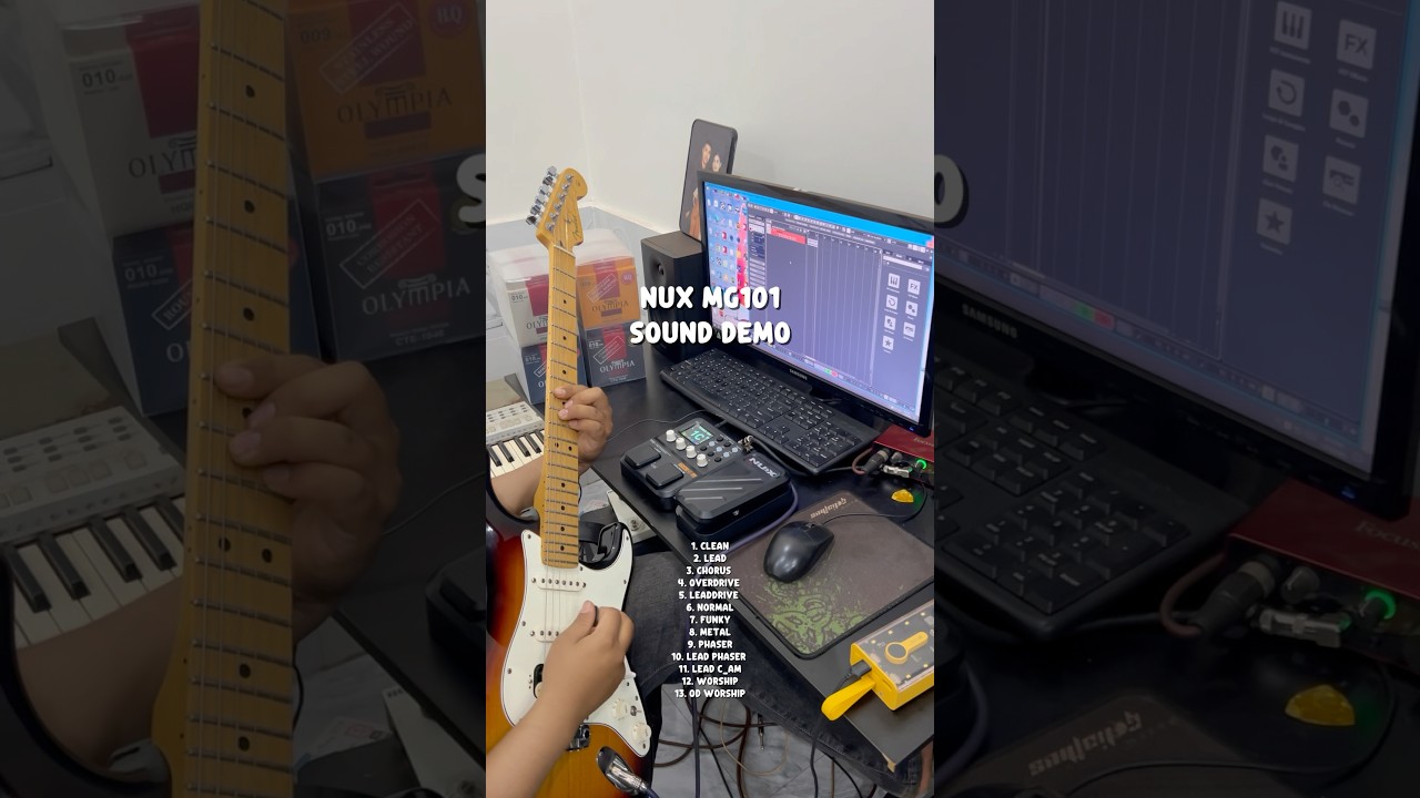 Nux Mg101 - Sound Demo