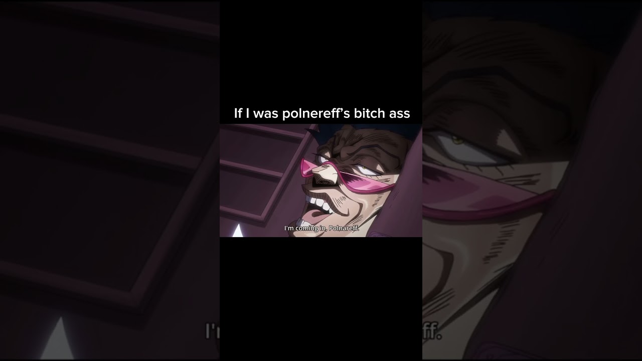 Alessi is a FREAK #jjba #funny #jjbamemes #polnereff #jojosbizzareadventure