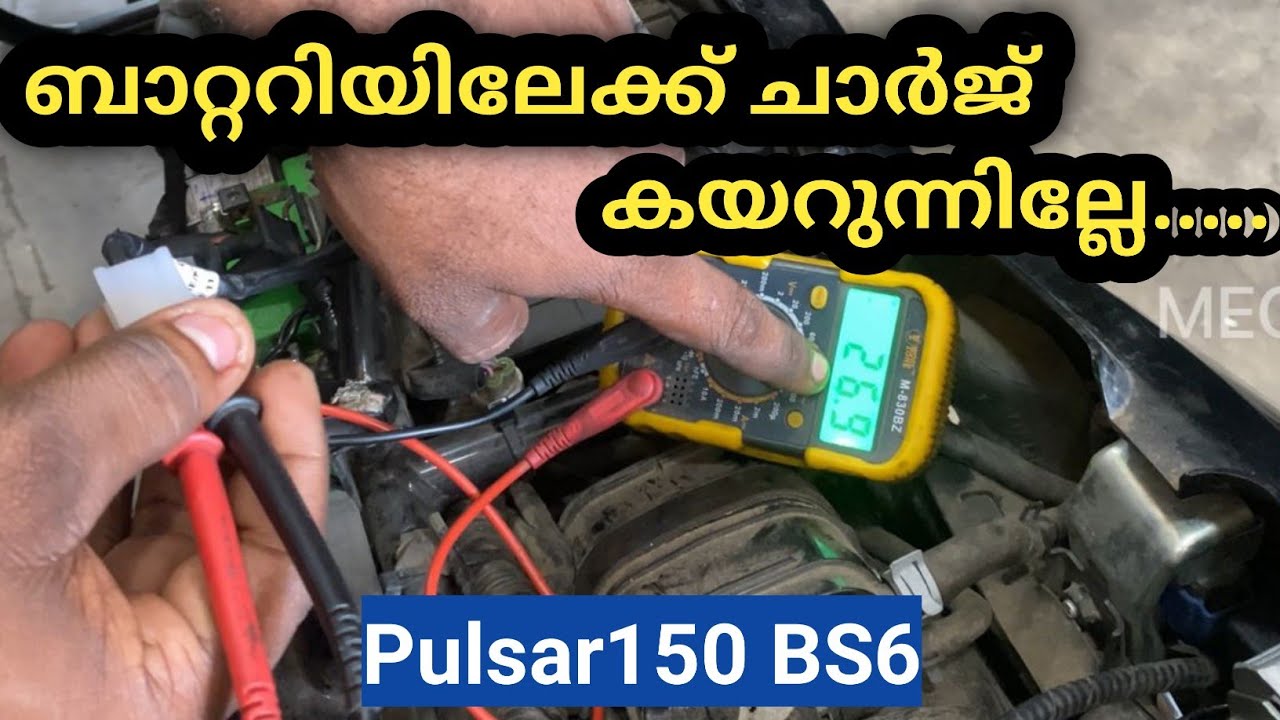 Battery Re-Charging Problem In Pulsar150|How To Check Regulator & Magnet coil|Full Details|Malayalam