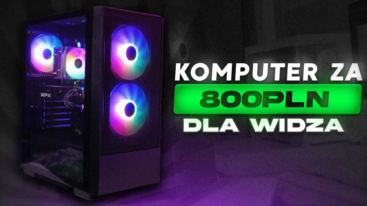 Złożyłem komputer dla widza za 800zł !!! Składanie i test ULTRA budżetowego PC. #pcbuild  #bestbuy