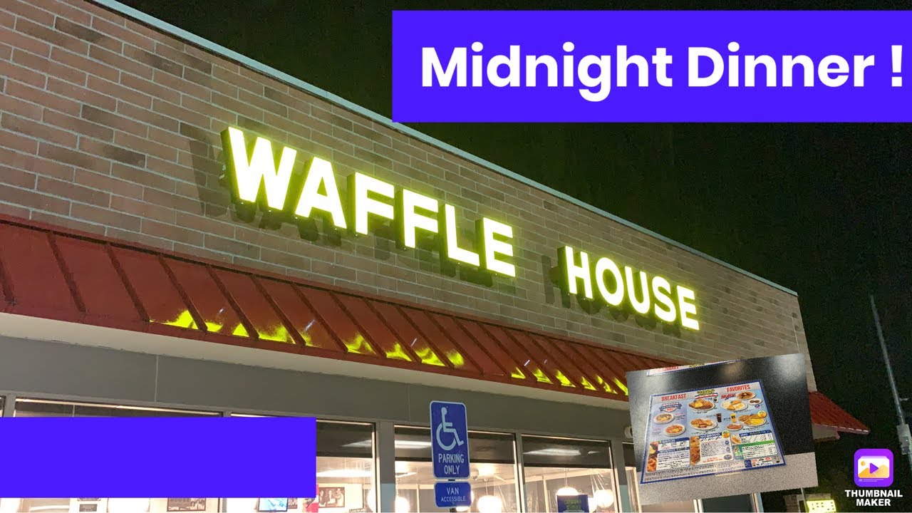 Life with Husbands eating at Waffle House in Atlanta Ga | Midnight Meal