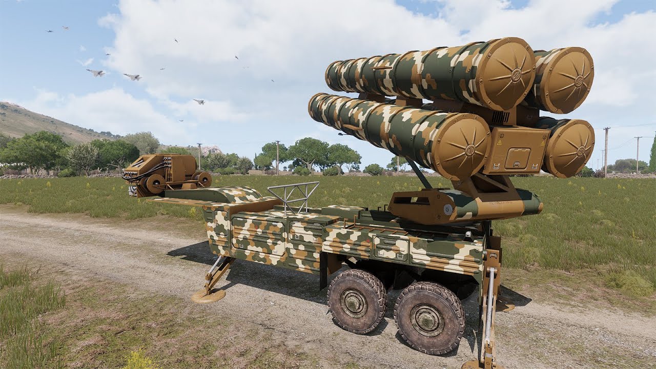 Ukraine Missile Defence Destroy Airplanes and Stop Russian Air Attack - Military Simulator - Arma 3