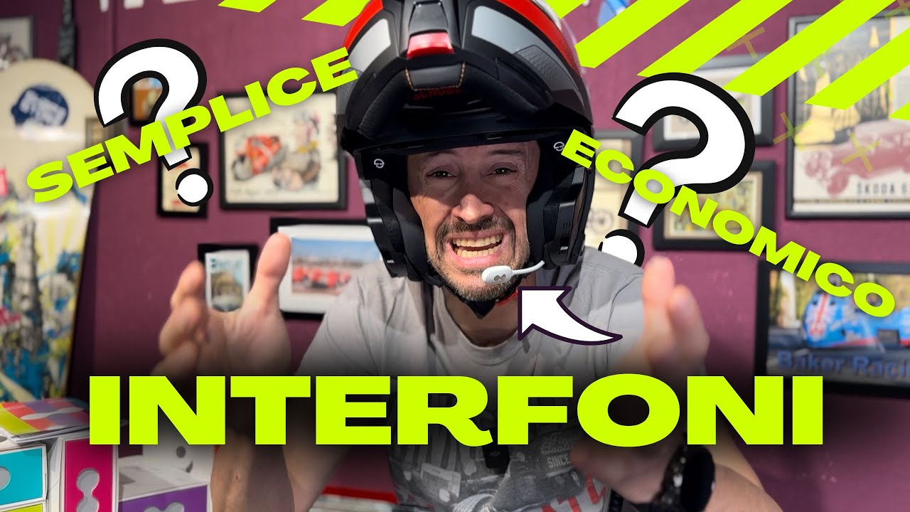 Esistono Interfoni da moto SEMPLICI? Novità mai vista!