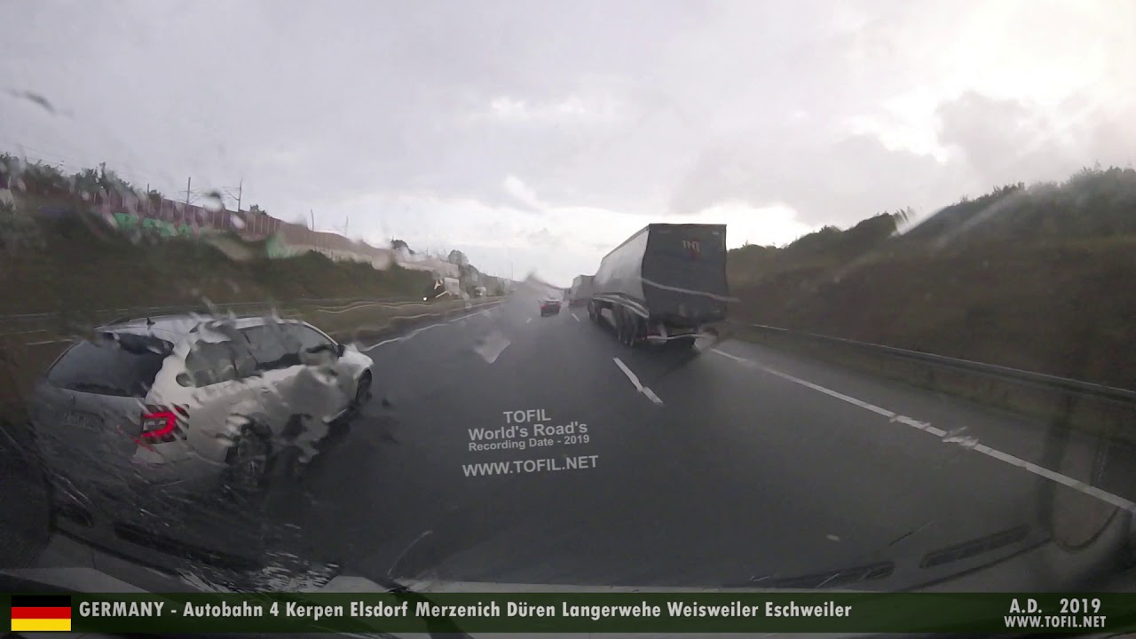 1067 GERMANY - Autobahn 4 Kerpen Elsdorf Merzenich Düren Langerwehe Weisweiler Eschweiler 2019