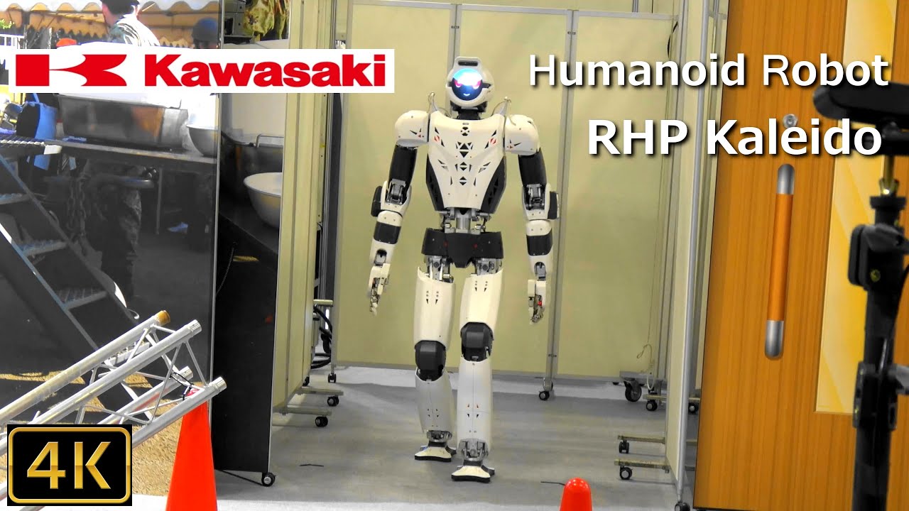 4K【川崎重工（KHI）：災害時に活躍‼Humanoid Robot - RHP Kaleido】［2023国際ロボット展 （iREX2023）］2023.11.29 @Tokyo Big Sight