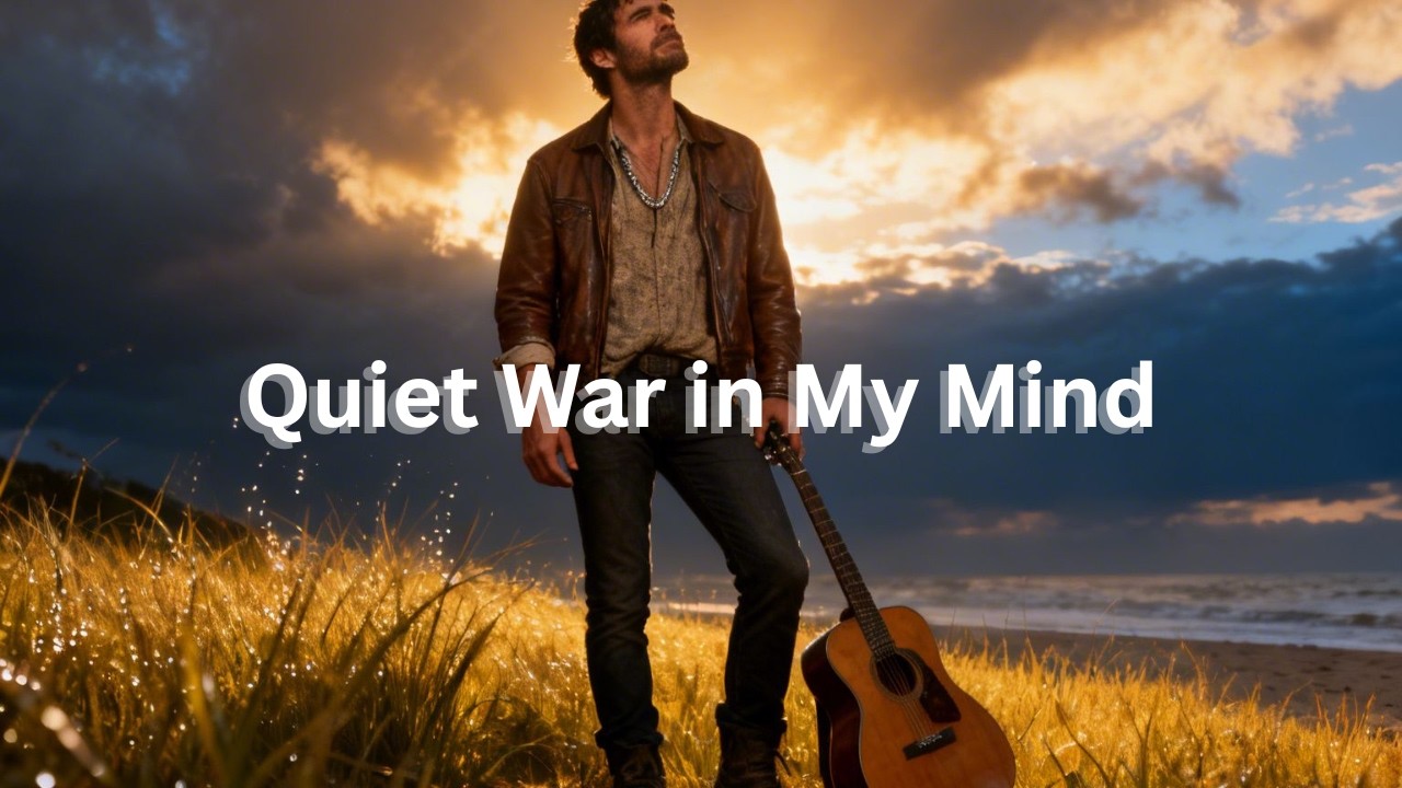 Quiet War in My Mind (Contemporary Country Ballad) &ndash; Emotional Song About Anxiety (Lyric Video)