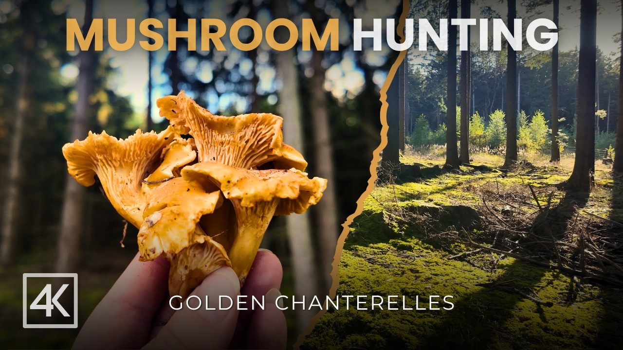 Calm Mushroom Forest Walk | Forest Walk | 4K Ultra HD