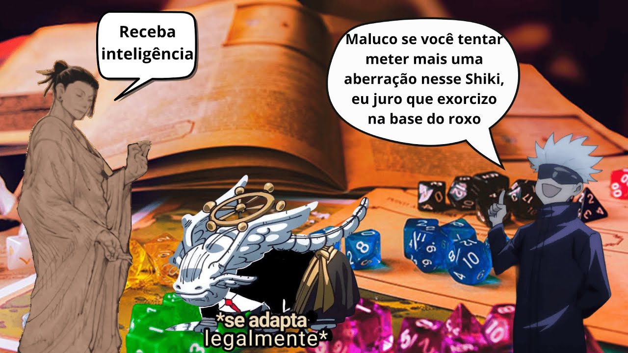 A Arte de Criar Shikigamis: Poder e Versatilidade Revelados! 🔥#rpg #F&M #jujutsukaisen #shikigami