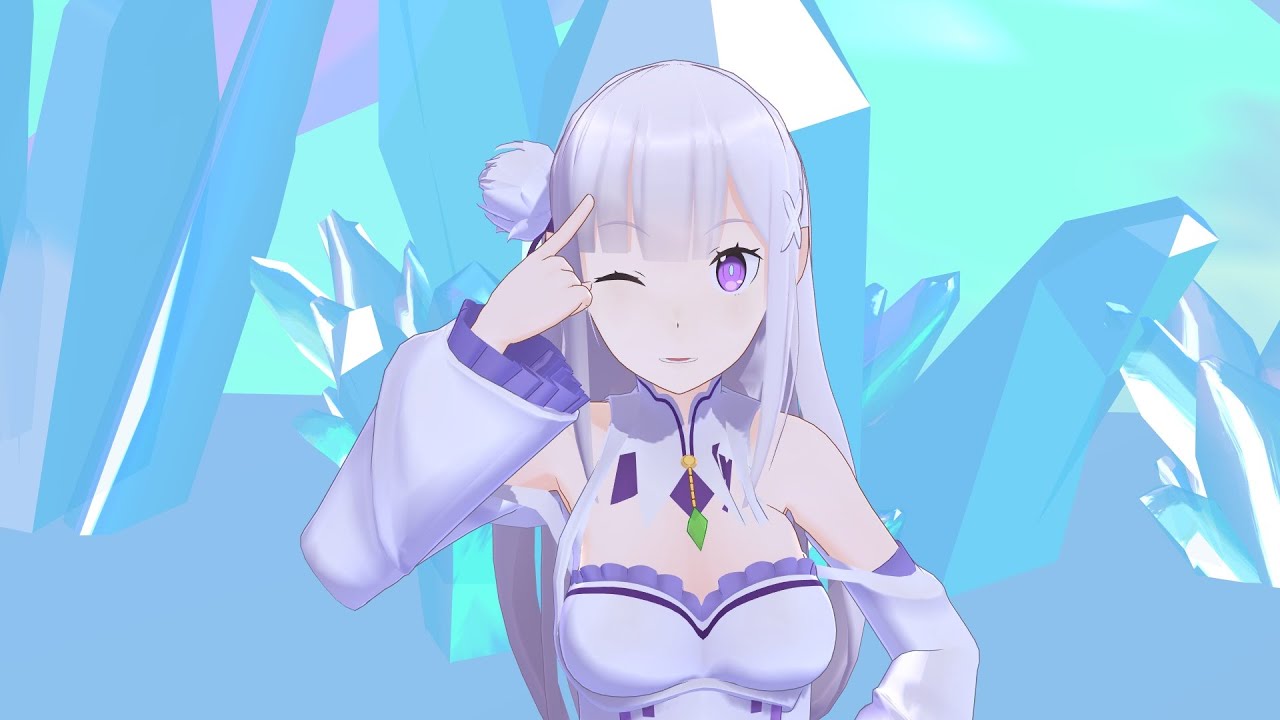 【MMD】エミリアでドーナツホール【リゼロ】２