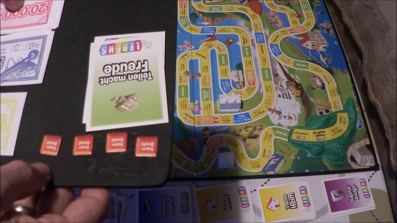 Das Spiel des Lebens (der Aufbau, die Vorbereitung)