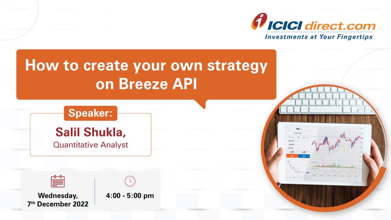 How to create your own strategy on Breeze API ICICI Direct