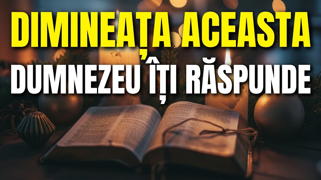 Când te rogi, Dumnezeu răspunde: rugăciune de dimineață pentru o schimbare imediată