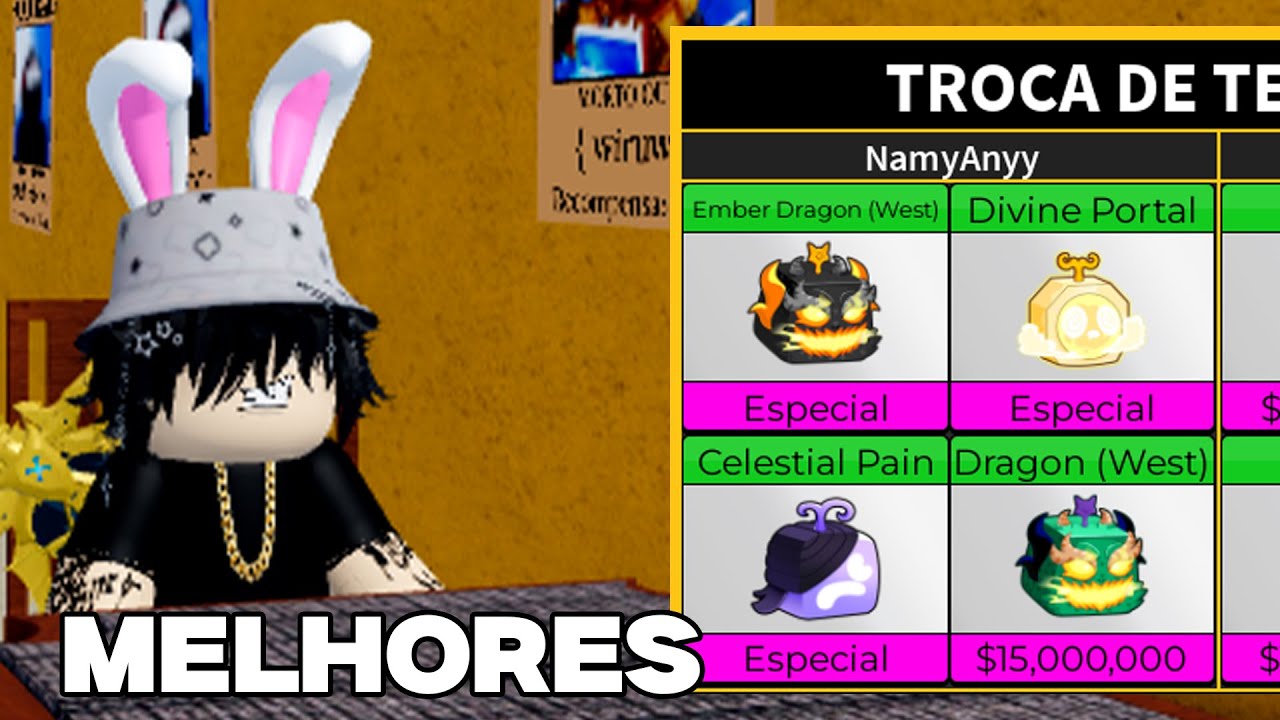 OQ AS PESSOAS OFEREÇEM NAS MELHORES TRADES NO BLOX FRUITS?