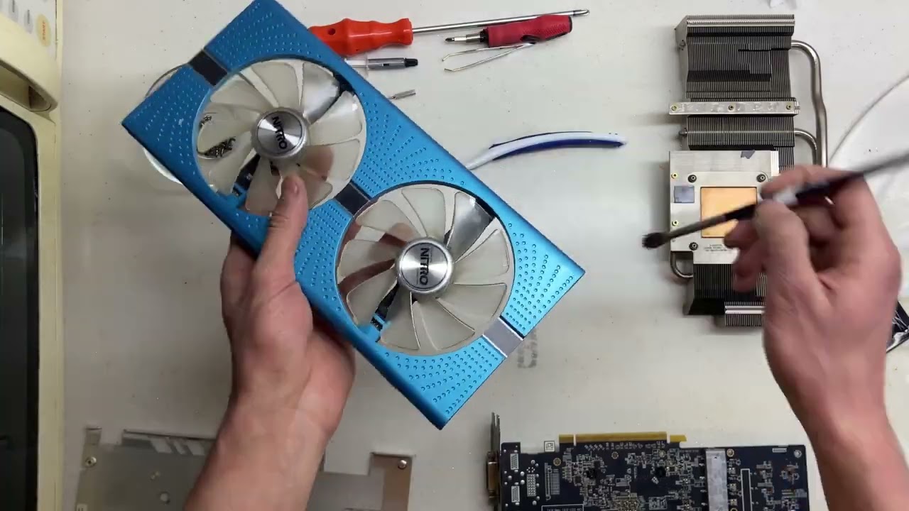 Ekran Kartı Termal Macun Değişimi | Sapphire Radeon RX590 Nitro+ | GPU Thermal Paste Replacement