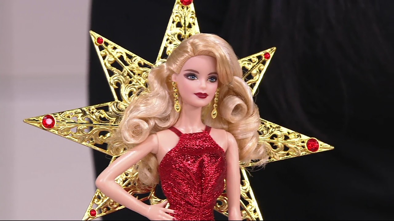 2017 Holiday Keepsake Collector Barbie Doll by Mattel on QVC