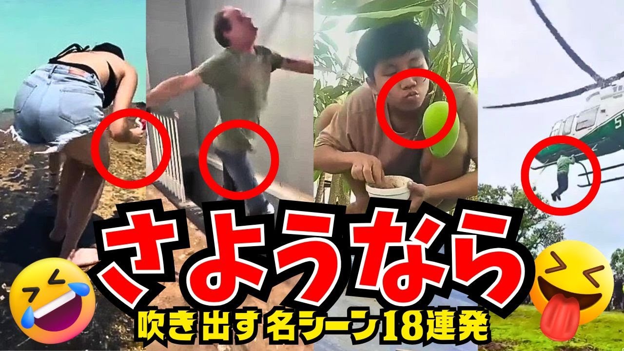 【ドジな失敗集】サヨナラの瞬間18連発💦【おもしろ動画】
