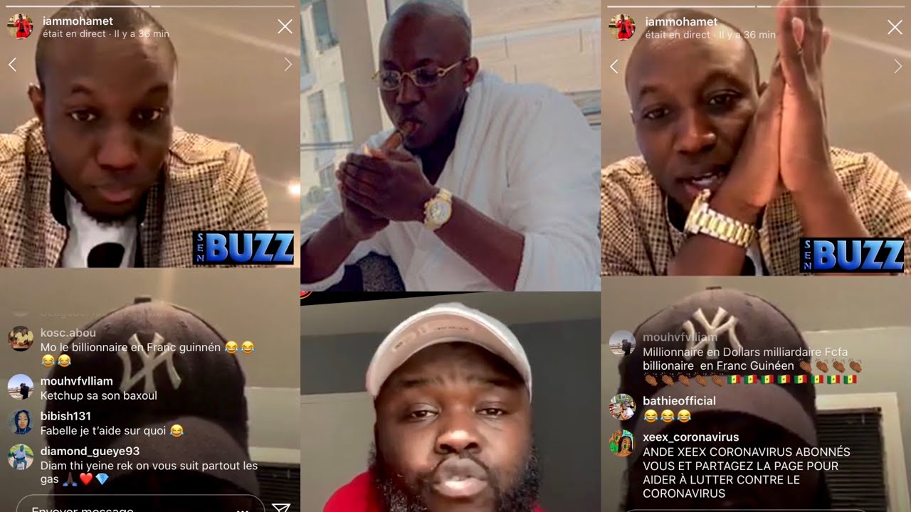 Boucher(Ketchup) recadre en direct le milliardaire Mo Gate &laquo;S&eacute;n&eacute;galais beuguoul kouy wan&eacute; khaliss...