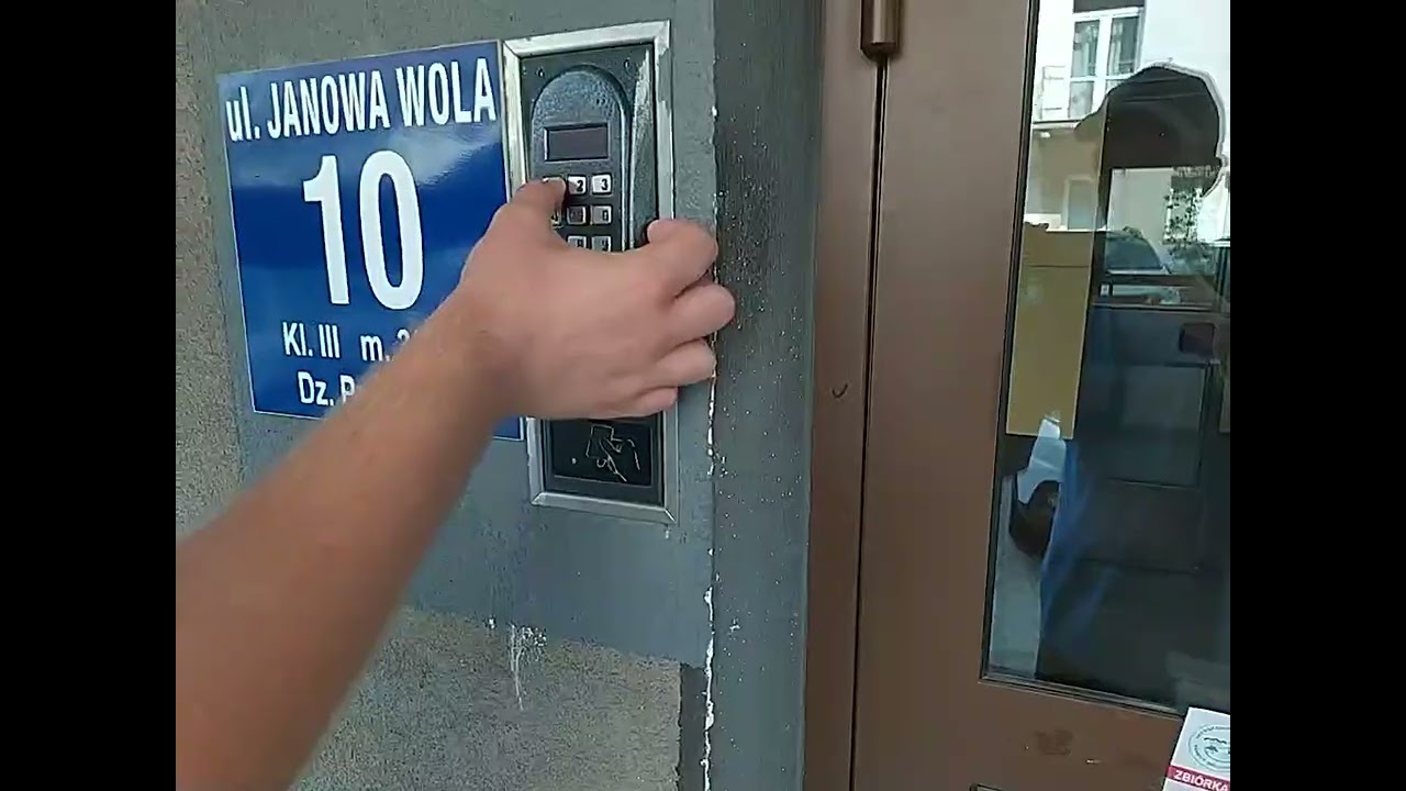 Domofony Aco - Kod instalatora