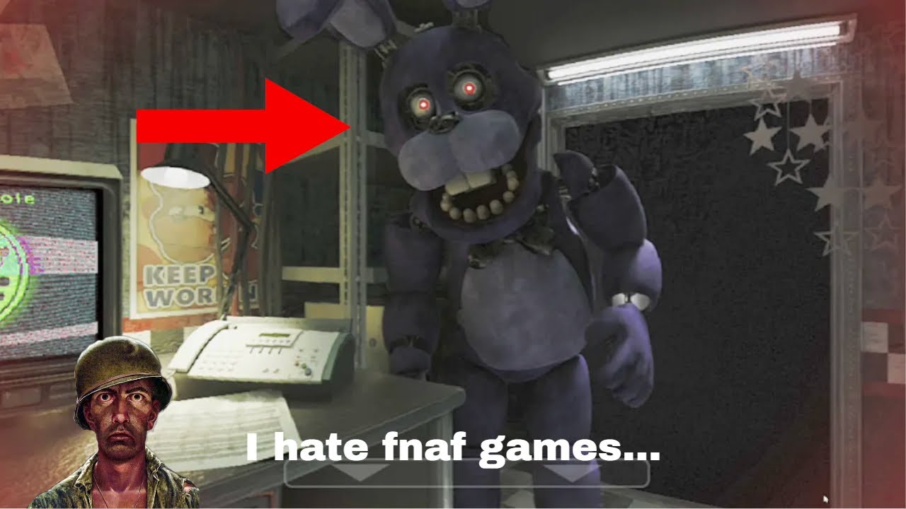 BONNIE came inside my OFFICE to try to kill me...
