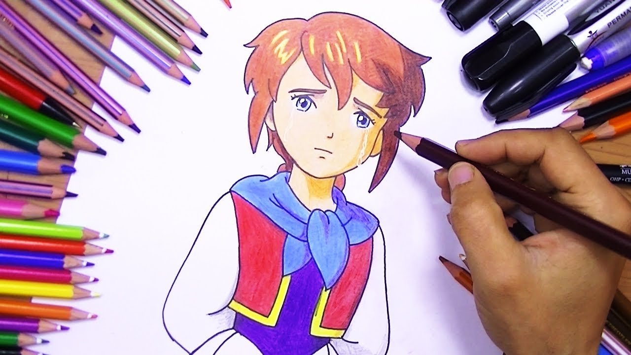 تعلم رسم ريمي انمي دروب ريمي | تعلم رسم اني بطريقة سهلة - تعليم الرسم للمبتدئين
