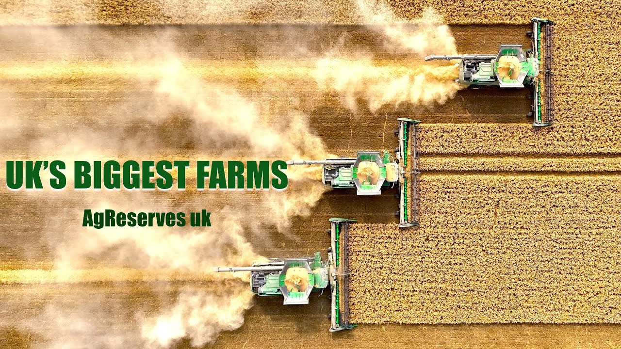 UK Wheat Harvest - Grain Storage & Tillage at AgReserves Farms | 3x John Deere X9 1100 - 9RX 640 +