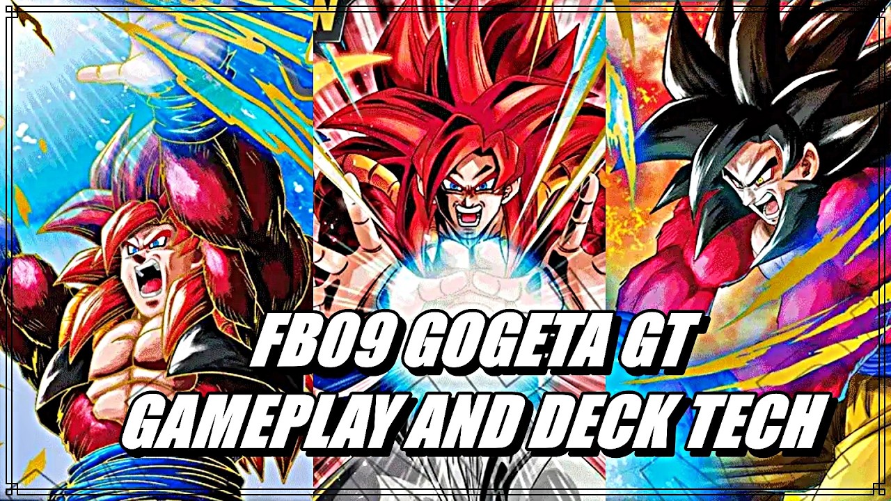 DragonBall Super Fusion World ⚫️ FB09 Gogeta:GT: геймплей и обзор колоды