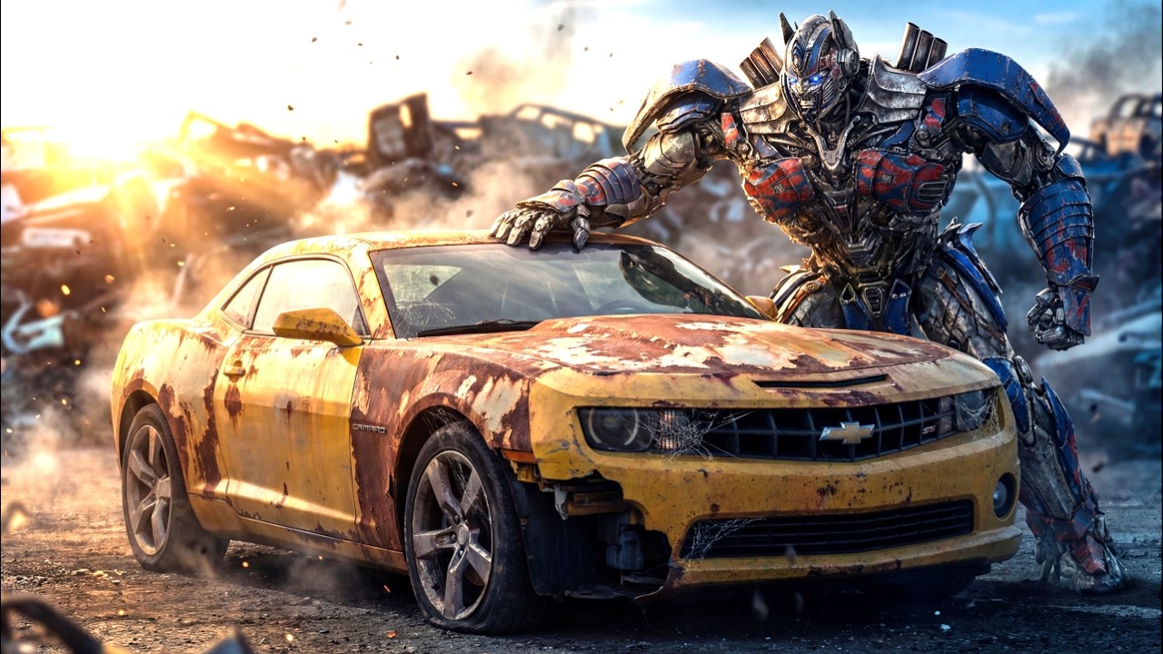 ASMR Restoration – Optimus Prime Found & Restored Bumblebee (Abandoned Junkyard to Full Power)