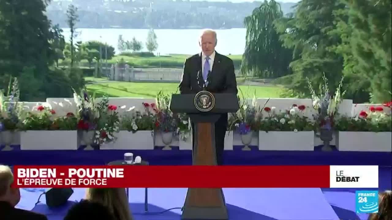 REPLAY - Joe Biden s'exprime à l'issue de sa rencontre avec Vladimir Poutine à Genève