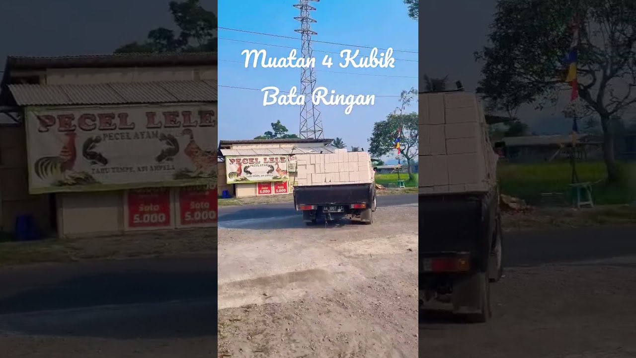 MUATAN 4 KUBIK BATA RINGAN