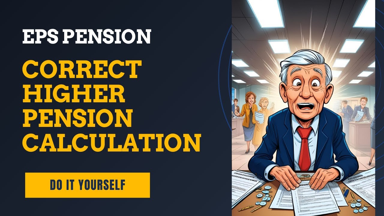 Correct Pension Calculation of EPS on Higher Wages. Correct Pro rata calculation #eps #eps95 #pohw
