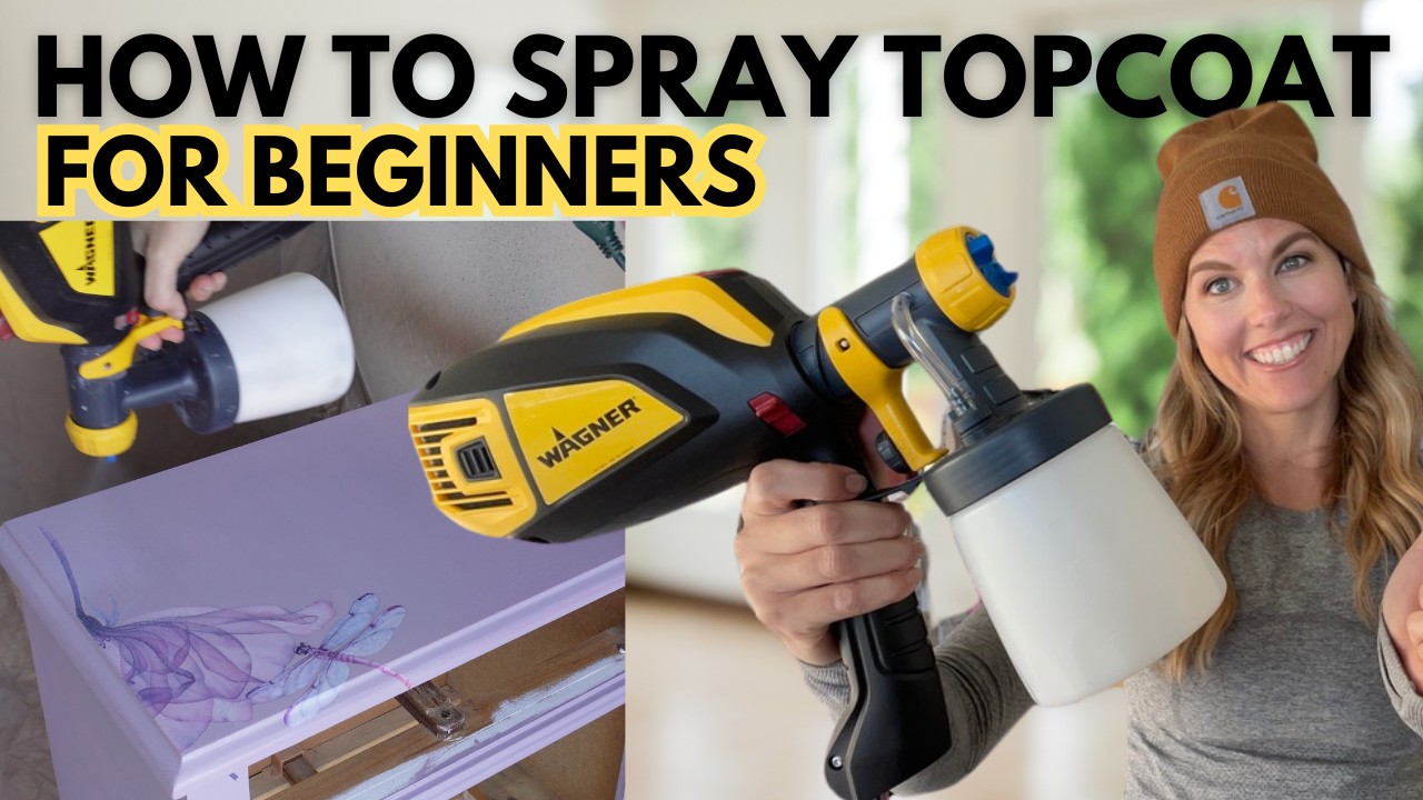 How to Spray Water Based Polyurethane FOR BEGINNERS