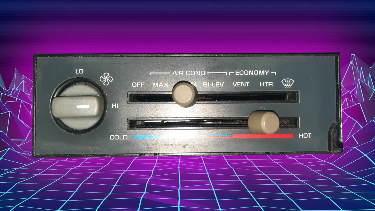 Climate Control Vent Switch Fix on Third Gen Firebird or Camaro