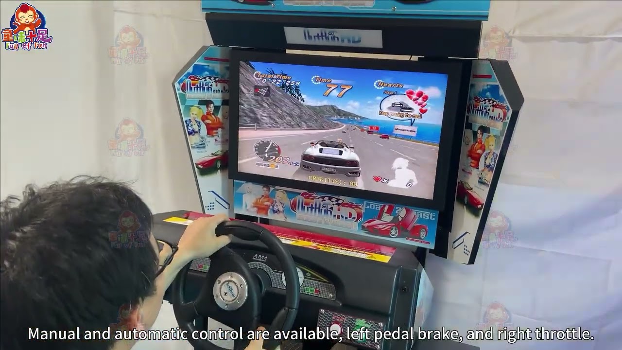 32-Inch HD VR Racing Simulator | Immersive Arcade Driving Experience