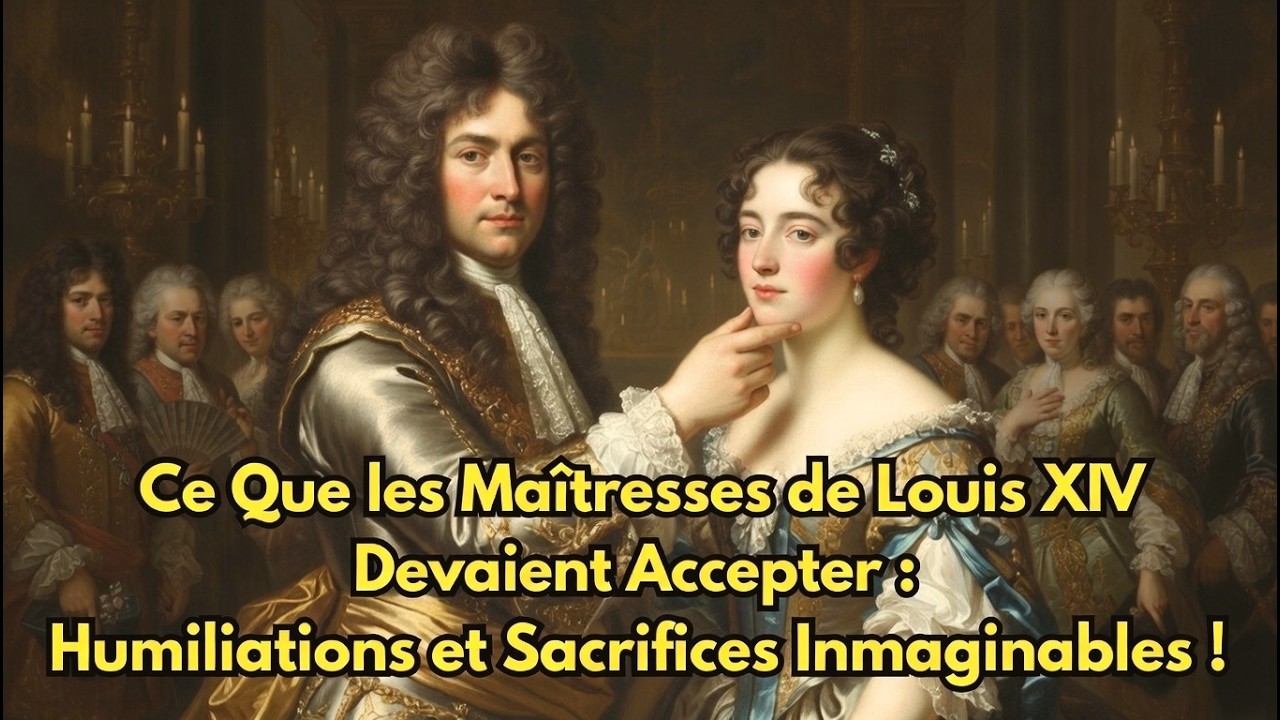 Ce Que les Maîtresses de Louis XIV Devaient Accepter : Humiliations et Sacrifices Inimaginables !