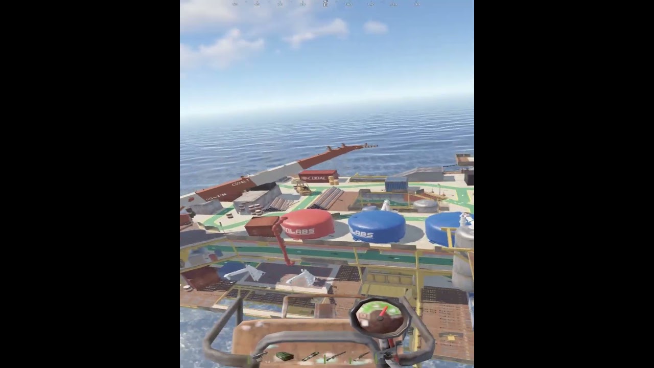 обул типа в чешки на oilrig #rust #rustduo #rustpvp #rustroom