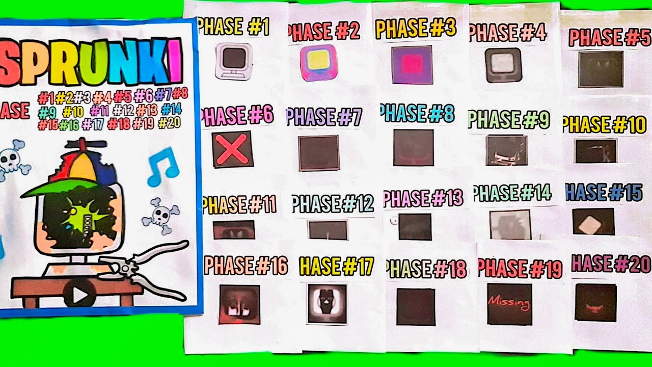 🤖SPRUNKI blind bag 🤖Mr.FUN Phase 1,2,3,4,5,6,7,8,9,10 Vs Phase 11,12,13,14,15,16,17,18,19,20 |ASMR