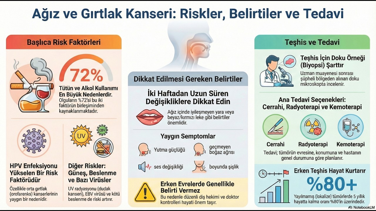 Ağız ve Gırtlak Kanserinin Erken Belirtileri