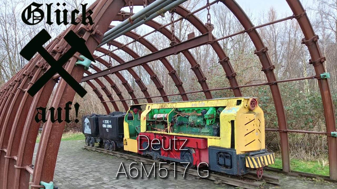 #Diesellokomotive #Deutz A6M517 G Grubenlokomotive der Zeche König Ludwig in #Recklinghausen