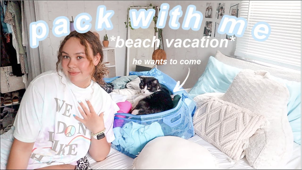 PACK FOR VACATION WITH ME 2021! (what I'm packing for a week long beach vacation!)