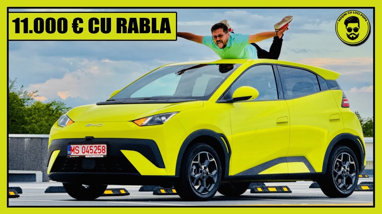 11.590 € CU RABLA, UITĂ DE LOGAN/SANDERO/SPRING! BYD DOLPHIN SURF ÎN ROMÂNIA (18.390€ FULL)