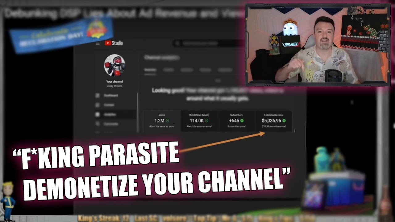 DSP Drops a Nuke on Doodystreams, Wants Him to Demonetize His Channel & Calls Him a Parasite