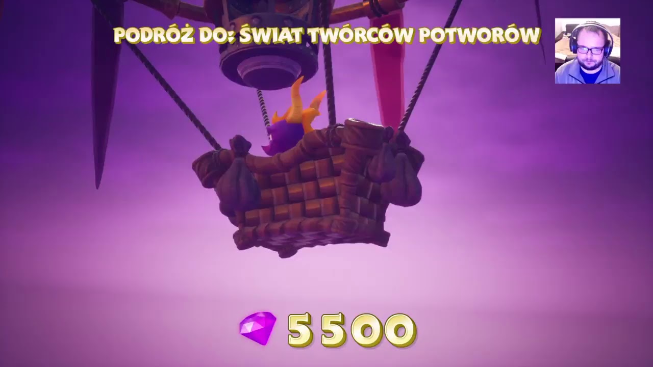 Zagrajmy w Spyro Reignited Trilogy PL Skała Silnodmucha (walka z bossem) 100%