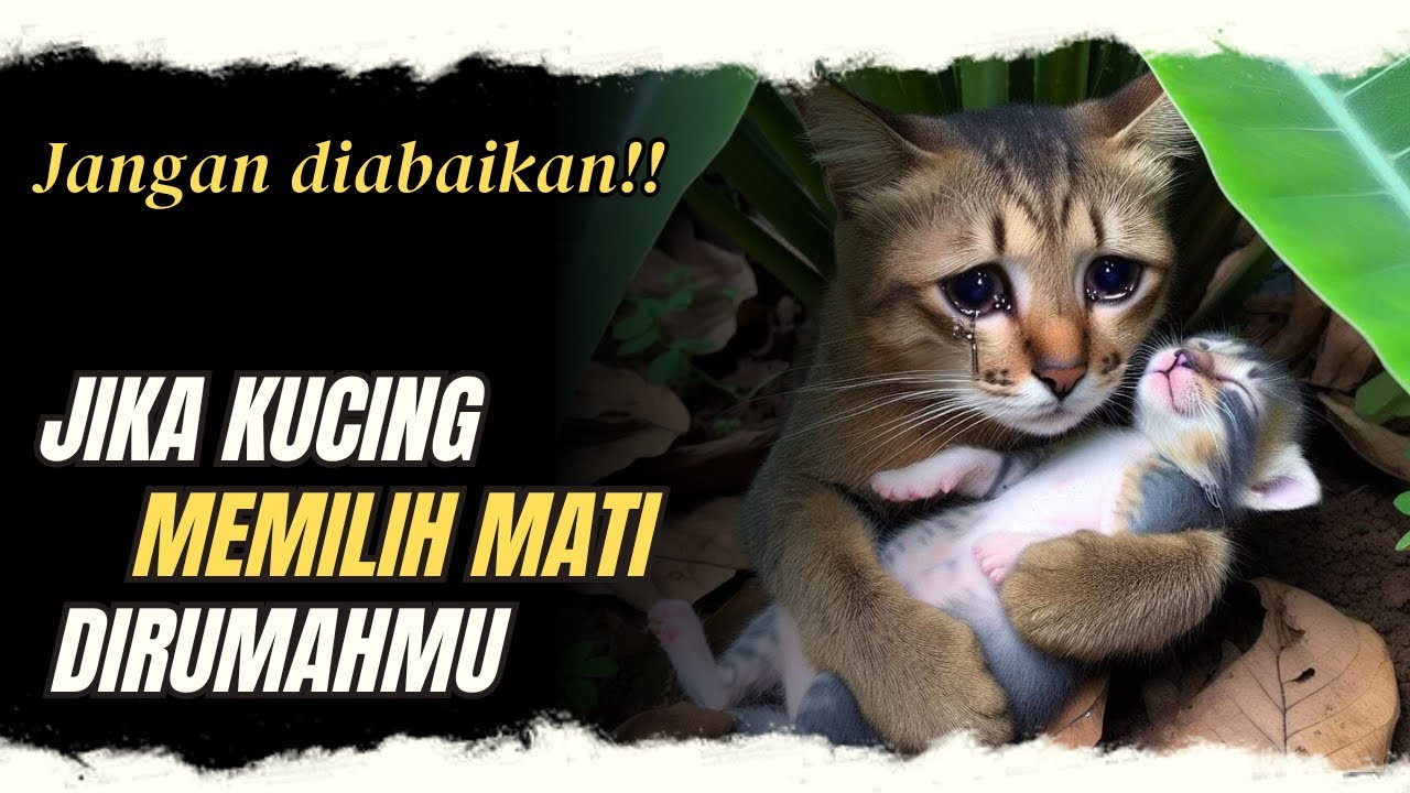 Awas Jangan Diabaikan!! 5 pertanda jika kucing memilih mati dirumahmu ada