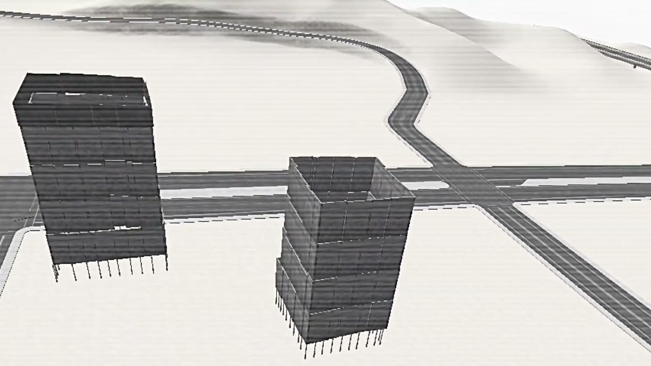 Twin towers construction in Christina (March 3) #hyppersandbox #christine #twintowers