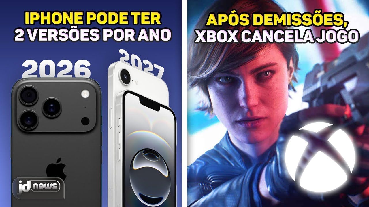 Microsoft demite milhares, Xbox cancela jogo e duas versões de iPhone por ano | JD NEWS #35