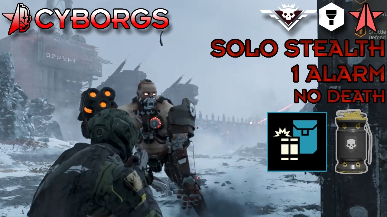 Helldivers 2 - Stealth Cyberstan Sabotage Air Base (Super Helldive/No Death)
