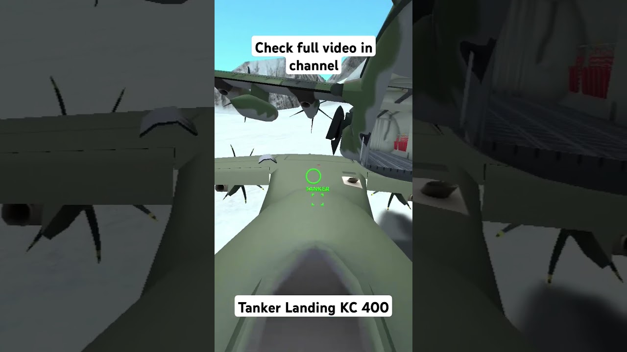 Full Video Uploaded on Channel | Tanker Landing #tfs #aviation #gaming
