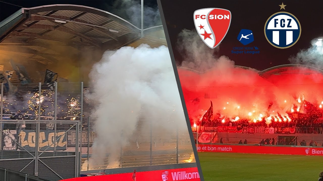 SÜDKURVE mit KLASSE Support unter der Woche in Sion 🔥 | Stimmungsvideo FC Sion v FC Zürich